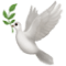 Emoji of white bird