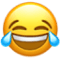 Emoji of laughing face